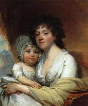 Elizabeth Corbin Griffin Gatliff and Her Daughter Elizabeth Artwork by Gilbert Stuart