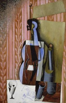 Violin Artwork by Juan Gris