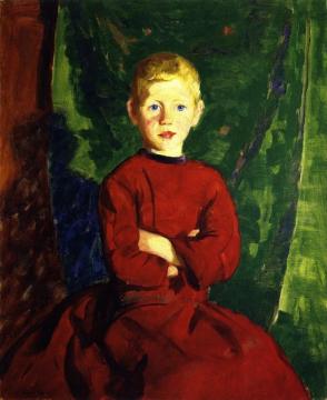 Thomas In His Red Coat Artwork by Robert Henri