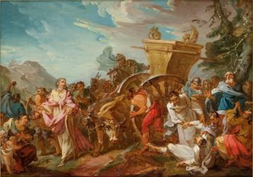 The Death Of Osa Artwork by Joseph Marie Vien