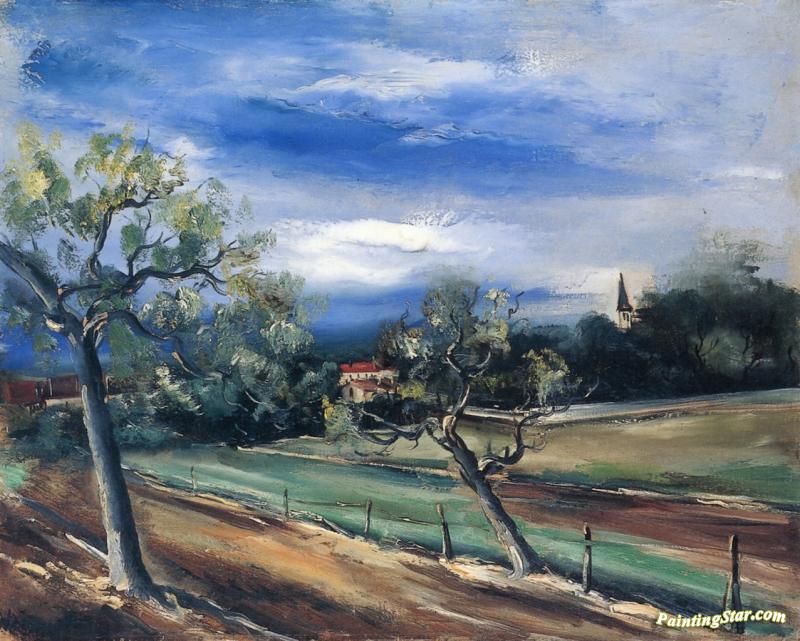 Landscape Artwork by Maurice De Vlaminck