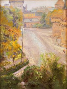 View Of The Barbican And Florian's Gate Artwork by Stanislaw Wyspianski