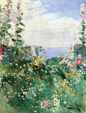 Isles Of Shoals Garden, Appledore Artwork by Frederick Childe Hassam