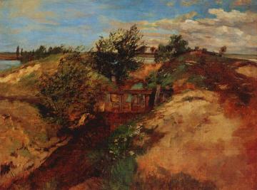 Lock at Kähnsdorf Artwork by Carl Eduard Schuch