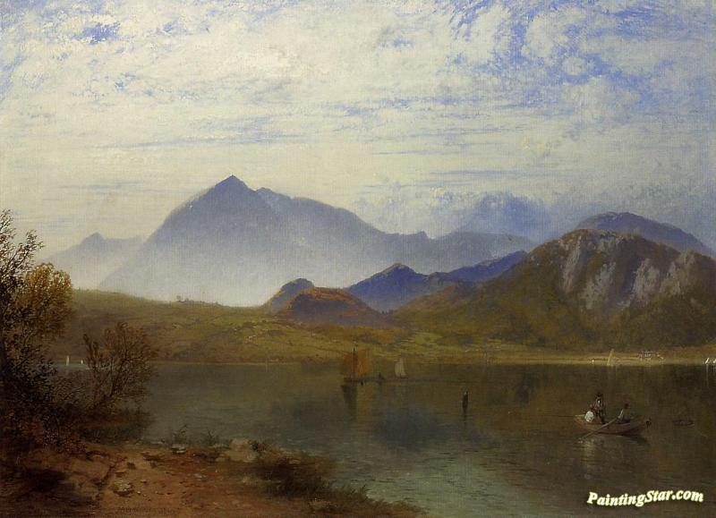 Coniston Water, Lake District Artwork by James Baker Pyne