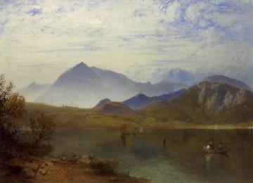 Coniston Water, Lake District Artwork by James Baker Pyne