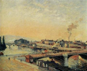 Sunrise, Rouen Artwork by Camille Pissarro