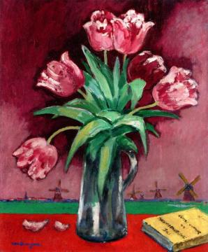 Vase Of Tulips Artwork by Kees Van Dongen