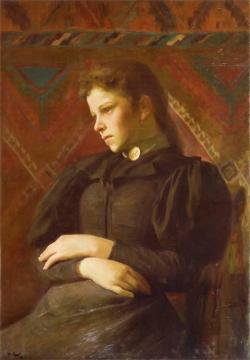 Portrait Of A Girl Artwork by Wojciech Weiss