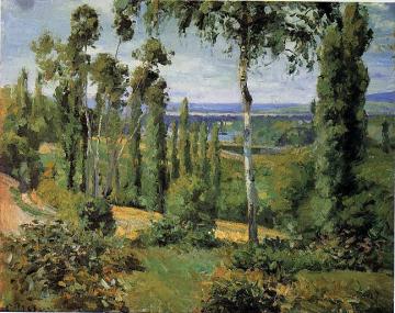 The Countryside in the Vicinity of Conflans Saint-Honorine Artwork by Camille Pissarro