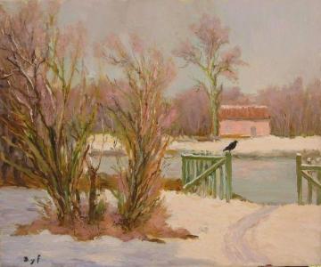 Winter Artwork by Marcel Dyf