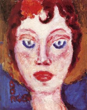 Woman's Head Artwork by Kees Van Dongen