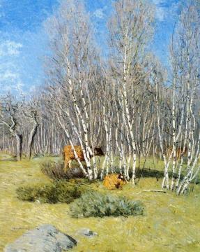 The Birches Artwork by Julian Alden Weir