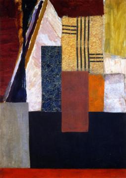 Abstract Collage Artwork by Duncan Grant