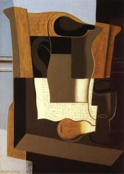 Pitcher Artwork by Juan Gris