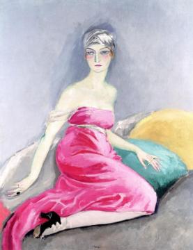 The Red Dress Artwork by Kees Van Dongen