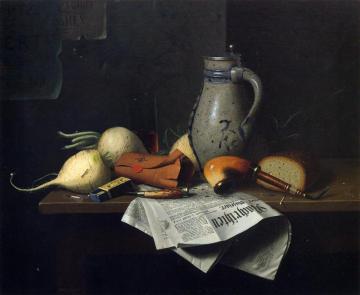 Munich Still Life Artwork by William Michael Harnett