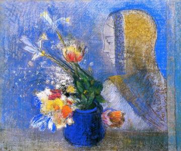 Meditation Artwork by Odilon Redon
