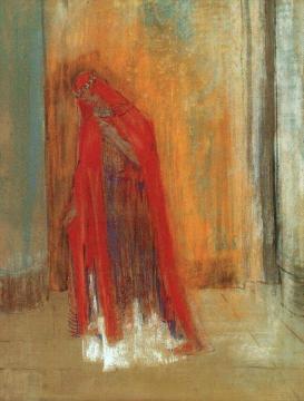 Oriental Woman Artwork by Odilon Redon