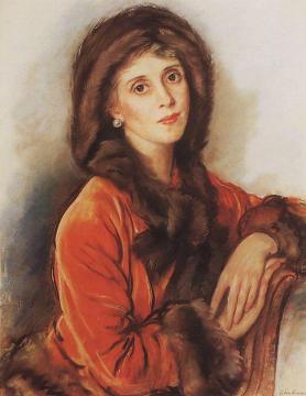Portrait of Countess Rosario Zubova Artwork by Zinaida Serebriakova