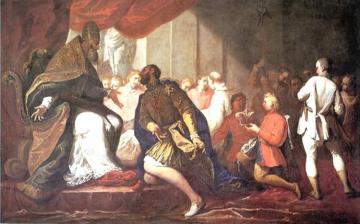 Paul III Appointing His Son Pier Luigi to Duke of Piacenza and Parma Artwork by Sebastiano Ricci