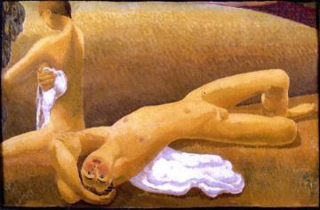 Two Bathers Artwork by Duncan Grant