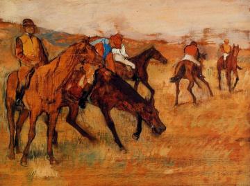 Before the Race Artwork by Edgar Degas