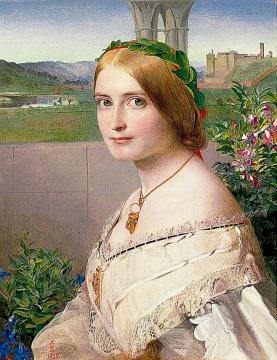 Adelaide Mary, Mrs Philip Bedingfeld Artwork by Anthony Frederick Sandys