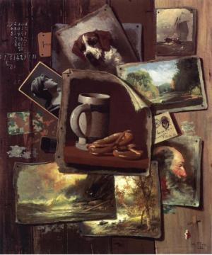 Patch Painting Artwork by John Frederick Peto