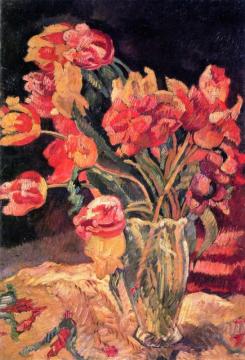 Tulips Artwork by Louis Valtat