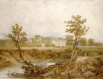 View of Hampton Court, Herefordshire Artwork by Joseph Mallord William Turner