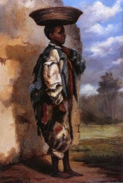 Negro Youth With Basket On Head (cuba) Artwork by William Aiken Walker