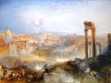 Modern Rome, Campo Vaccino Artwork by Joseph Mallord William Turner