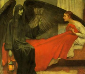 Death and the Maiden Artwork by Pierre Puvis de Chavannes