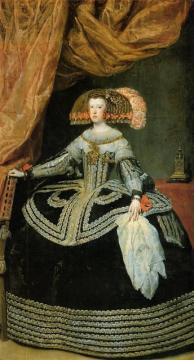 Queen Mariana Artwork by Diego Velazquez