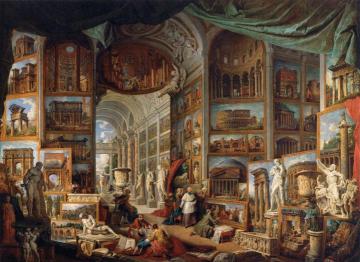 Gallery Of Views Of Ancient Rome Artwork by Giovanni Paolo Pannini
