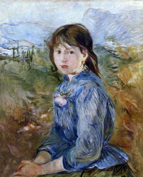 The Little Girl from Nice, Celestine Artwork by Berthe Morisot