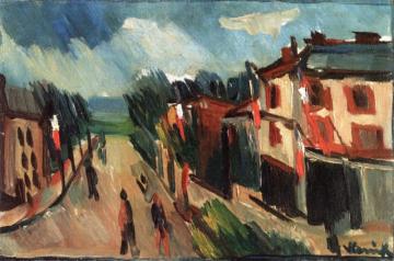 Street Scene Artwork by Maurice De Vlaminck