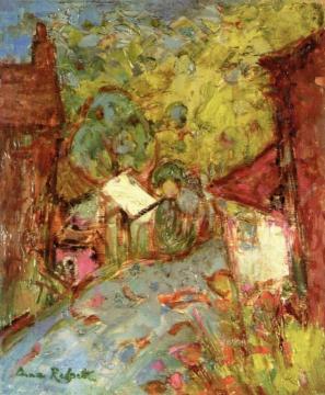 The Lane Through The Town Artwork by Anne Redpath