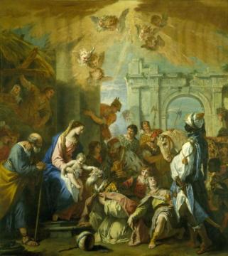 The Adoration of the Magi Artwork by Sebastiano Ricci