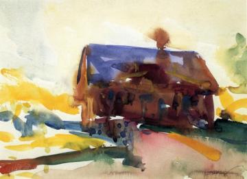 The House, Provincetown Artwork by Charles W. Hawthorne
