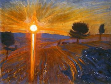 Sunset, 1902 Artwork by Wojciech Weiss