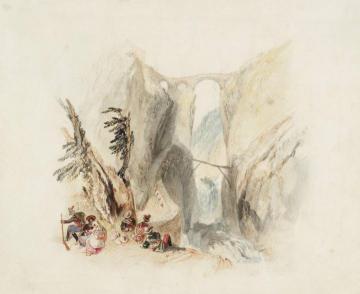 Rogers's 'Italy' - Banditti Artwork by Joseph Mallord William Turner