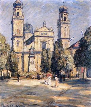 The Cathedral In Passau Artwork by Otto Pippel