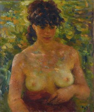 Nude In The Sunlight Artwork by Marcel Dyf