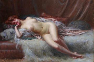 Nu A La Peau D'ours Artwork by Delphin Enjolras