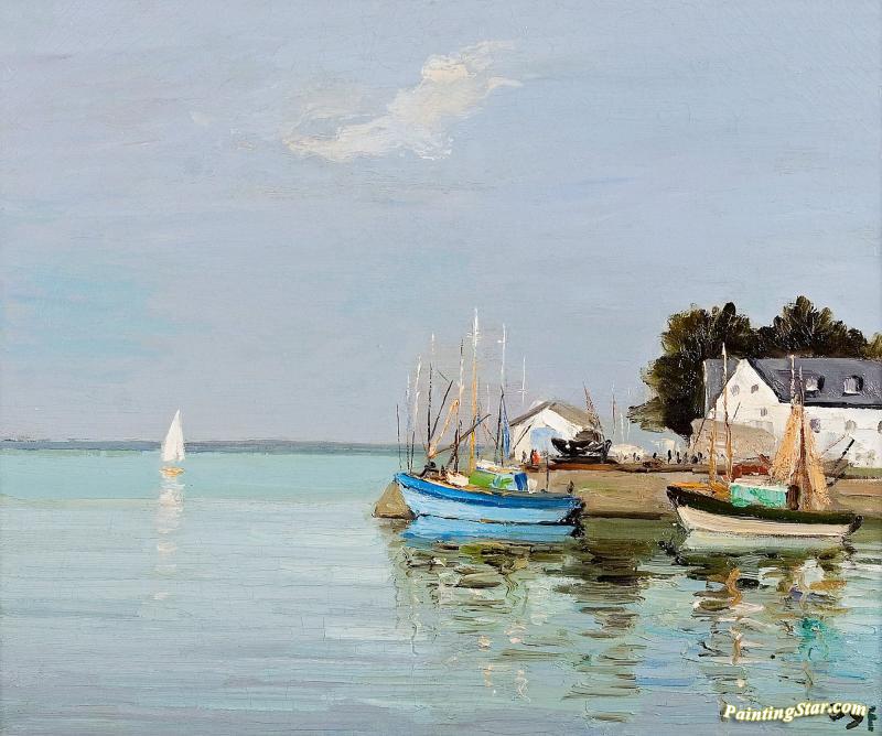 Loctudy, Finistere, Brittany Artwork by Marcel Dyf