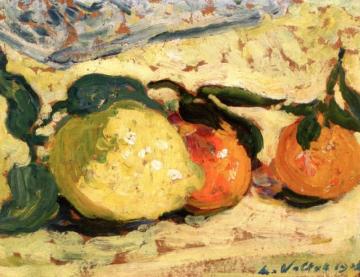 Lemon And Mandarines Artwork by Louis Valtat