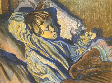 Sleeping Mietek Artwork by Stanislaw Wyspianski