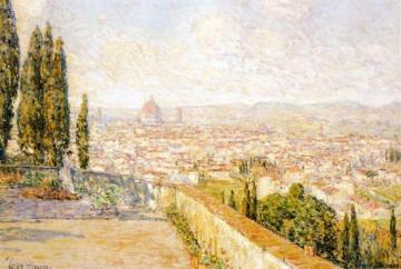 View of Florence from San Miniato Artwork by Frederick Childe Hassam